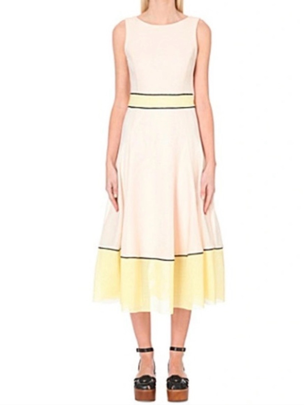 Maje raining mesh midi dress size Small